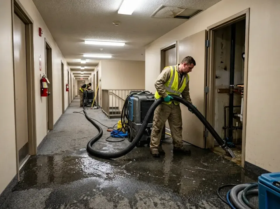 multi-unit-apartment-hallway-f-005 — frequently asked questions, Emergency Burst Pipe Water Extraction & Removal in Paxtonia…